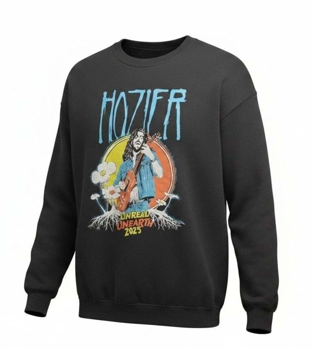 Hozier Unreal Unearth 2025 Flower Tour Crewneck Sweatshirt